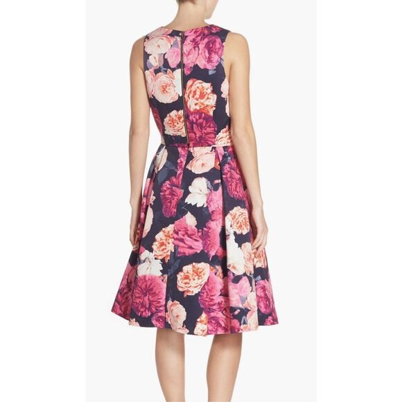 Eliza J Floral Crop Top and Skirt Set - Picture 3 of 14